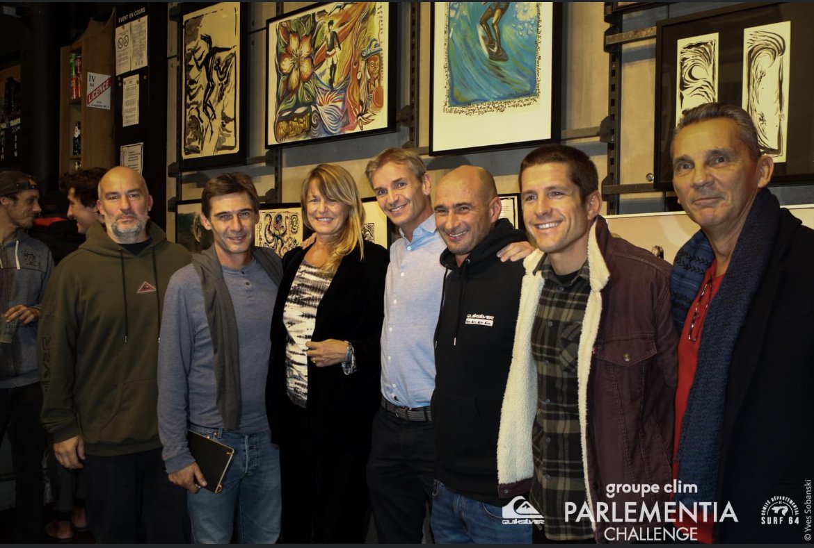 Représentants des membres présents lors de la soirée Parlementia Challenge